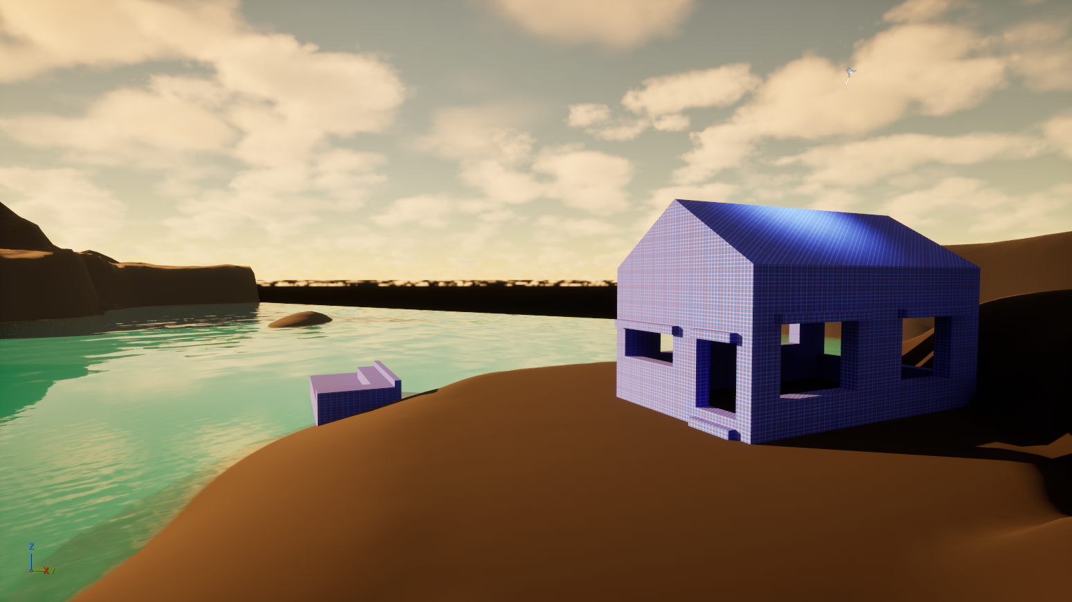 Lake House — UE5 in-engine shot